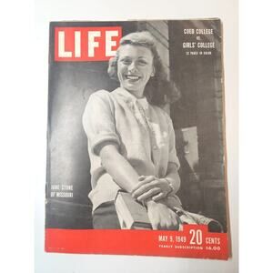 1949 Life Magazine May 9, Jane Stone of Missouri Great Ads! M416